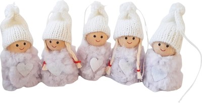 Набор елочных игрушек MONAMI Девочка с сердечком 12A-002 - фото