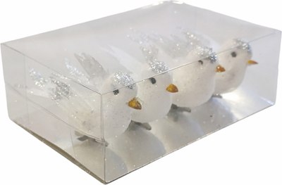 Набор елочных игрушек MONAMI Птички 15E-015 - фото