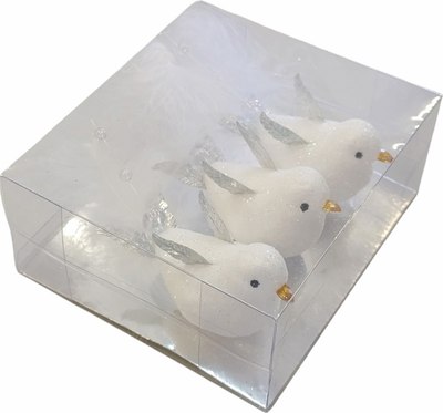 Набор елочных игрушек MONAMI Птички 15E-037 - фото