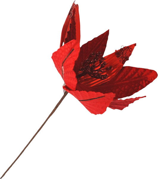 Ветка новогодняя MONAMI TM25-056D-RED - фото