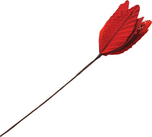 Ветка новогодняя MONAMI TM25-056D-RED