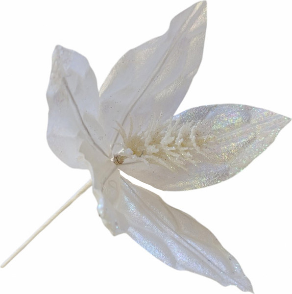 Ветка новогодняя MONAMI Рождественский цветок / TM25-116 - фото