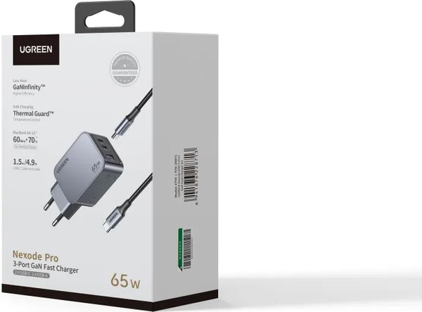 Зарядное устройство сетевое Ugreen X755 / 25871