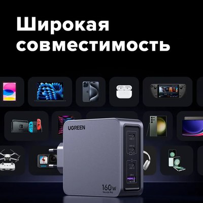 Зарядное устройство сетевое Ugreen X763 / 25877