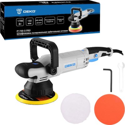 Профессиональная полировальная машина Deko P1700-D Pro / 083-1048