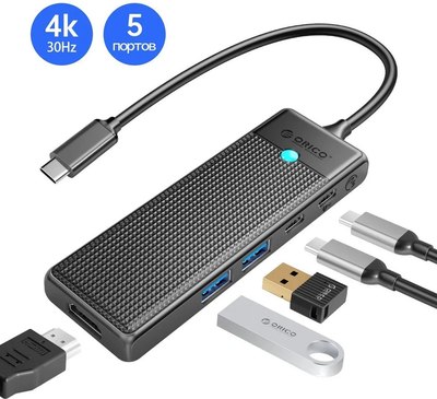 Док-станция для ноутбука Orico PWD-5P-BK-EP