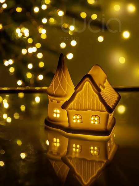 Ночник Лючия Зимняя Избушка 28 / 186-28