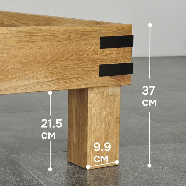 Односпальная кровать Dipriz Дубовая классика Д.80052.1