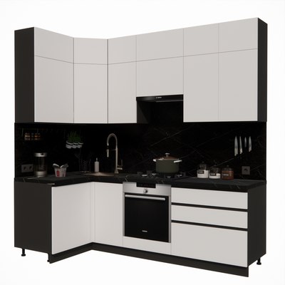 Кухонный гарнитур ВерсоМебель Эко Премиум 1.2x2.4 левая - фото