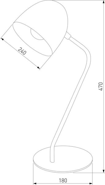 Настольная лампа TK Lighting Soho Black 5036