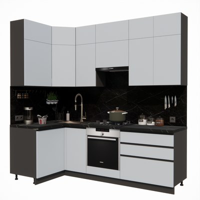 Кухонный гарнитур ВерсоМебель Эко Премиум 1.2x2.4 левая - фото