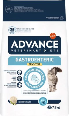 Сухой корм для кошек Advance VetDiet Gastro Sensitive с индейкой - фото