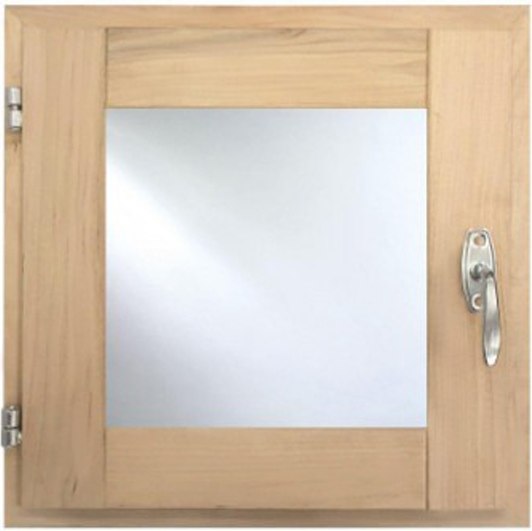 Окно для бани Везувий Рама Ольха / Стеклопакет  - фото