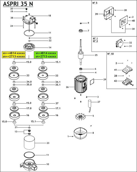 Поверхностный насос Espa ASPRI35 4M N 230 50 013680/STD