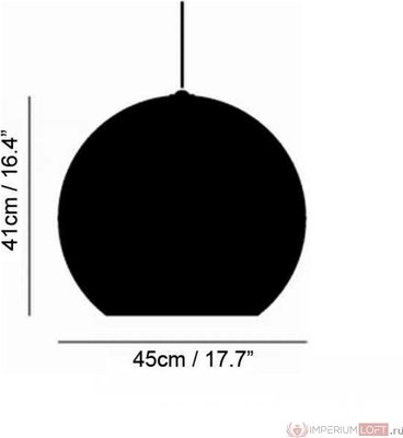 Потолочный светильник Imperiumloft 40.018 / 180001-22