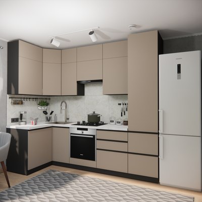 Кухонный гарнитур ВерсоМебель Эко Премиум 1.2x2.7 левая