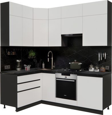 Кухонный гарнитур ВерсоМебель Эко Премиум 1.4x2.2 левая - фото