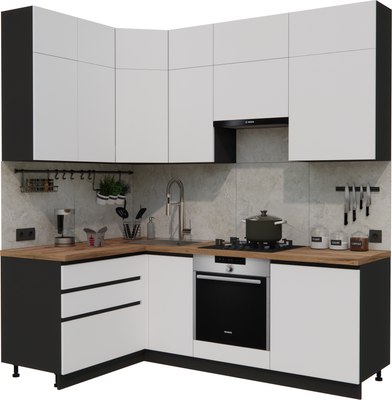 Кухонный гарнитур ВерсоМебель Эко Премиум 1.4x2.2 левая - фото