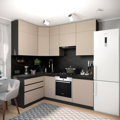 Кухонный гарнитур ВерсоМебель Эко Премиум 1.4x2.2 левая