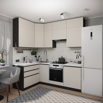 Кухонный гарнитур ВерсоМебель Эко Премиум 1.4x2.2 левая