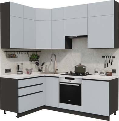 Кухонный гарнитур ВерсоМебель Эко Премиум 1.4x2.2 левая - фото