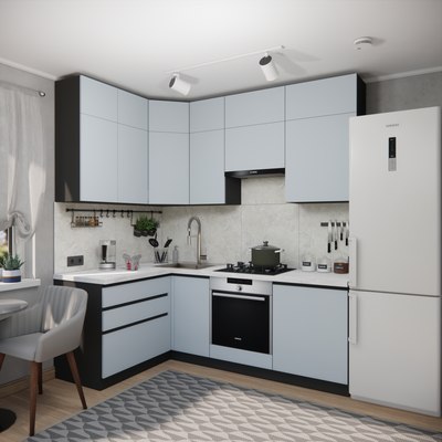 Кухонный гарнитур ВерсоМебель Эко Премиум 1.4x2.2 левая