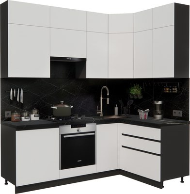 Кухонный гарнитур ВерсоМебель Эко Премиум 1.4x2.2 правая - фото