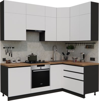 Кухонный гарнитур ВерсоМебель Эко Премиум 1.4x2.2 правая - фото