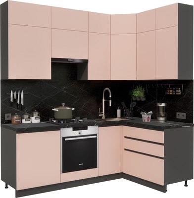 Кухонный гарнитур ВерсоМебель Эко Премиум 1.4x2.2 правая - фото