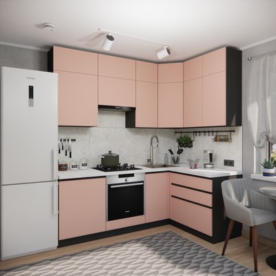 Кухонный гарнитур ВерсоМебель Эко Премиум 1.4x2.2 правая