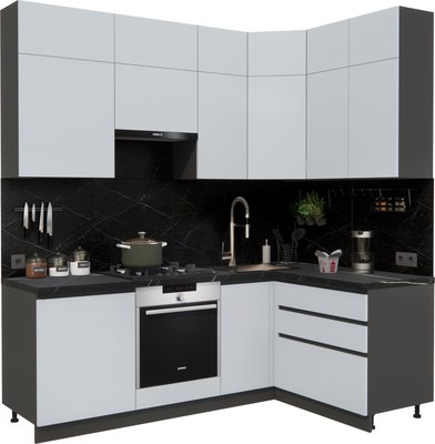 Кухонный гарнитур ВерсоМебель Эко Премиум 1.4x2.2 правая - фото