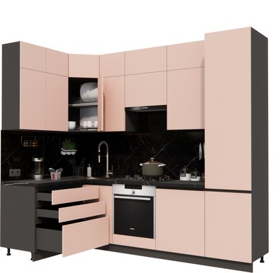 Кухонный гарнитур ВерсоМебель Эко Премиум 1.4x2.7 левая