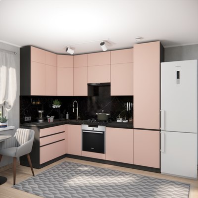 Кухонный гарнитур ВерсоМебель Эко Премиум 1.4x2.7 левая