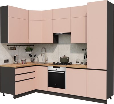 Кухонный гарнитур ВерсоМебель Эко Премиум 1.4x2.7 левая - фото