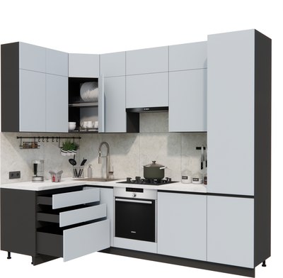 Кухонный гарнитур ВерсоМебель Эко Премиум 1.4x2.7 левая