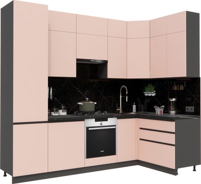 Кухонный гарнитур ВерсоМебель Эко Премиум 1.4x2.7 правая - фото