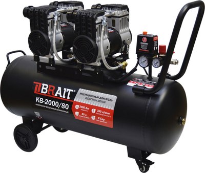 Воздушный компрессор Brait KB-2000/80
