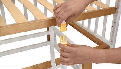 Детская кроватка Polini Kids Simple 341 с маятником / 0003167-26