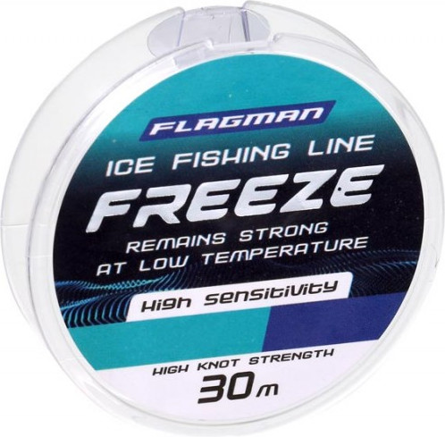 Леска монофильная Flagman Fishing Freeze Ice 30м 0.064мм 0.36кг / FRZIL_064 - фото