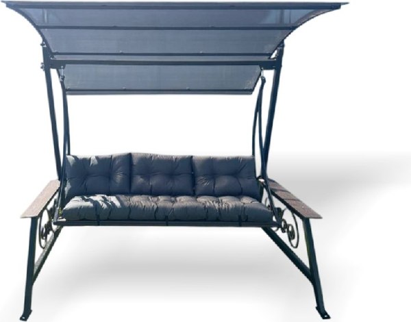 Качели садовые СтальСнабДизайн КС-3 ДПК Оксфорд