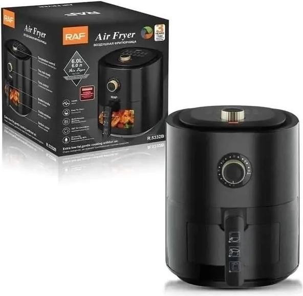 Аэрогриль RAF R.5332B (черный)