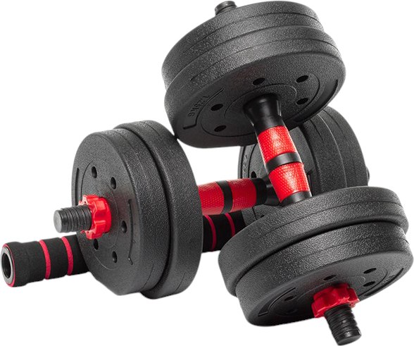 Набор гантелей разборных Ametist Композитные с соединительным грифом - фото