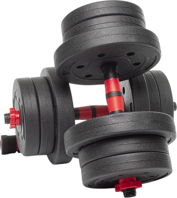 Набор гантелей разборных Ametist Композитные с соединительным грифом - фото