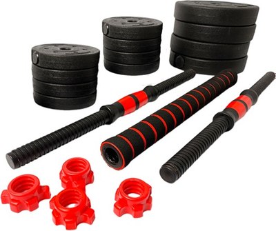 Набор гантелей разборных Ametist Композитные с соединительным грифом