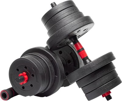 Набор гантелей разборных Ametist Композитные с соединительным грифом - фото