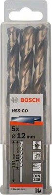 Набор сверл Bosch HSS-Co 12x101x151мм