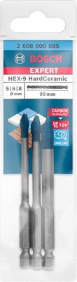 Набор сверл Bosch Expert HEX-9 MultiConstruction 5/6/8мм