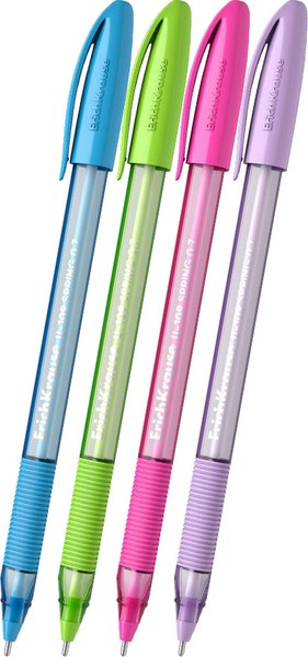 Набор шариковых ручек Erich Krause U-109 Stick&Grip Spring 0.7 Ultra Glide Technology / 61023 - фото