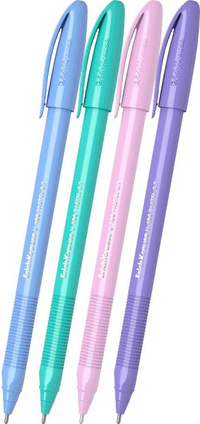 Набор шариковых ручек Erich Krause U-108 Stick Pastel 0.7 Ultra Glide Technology / 61019 - фото