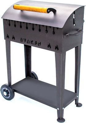 Мангал Вулкан Гриль 4мм на колесах